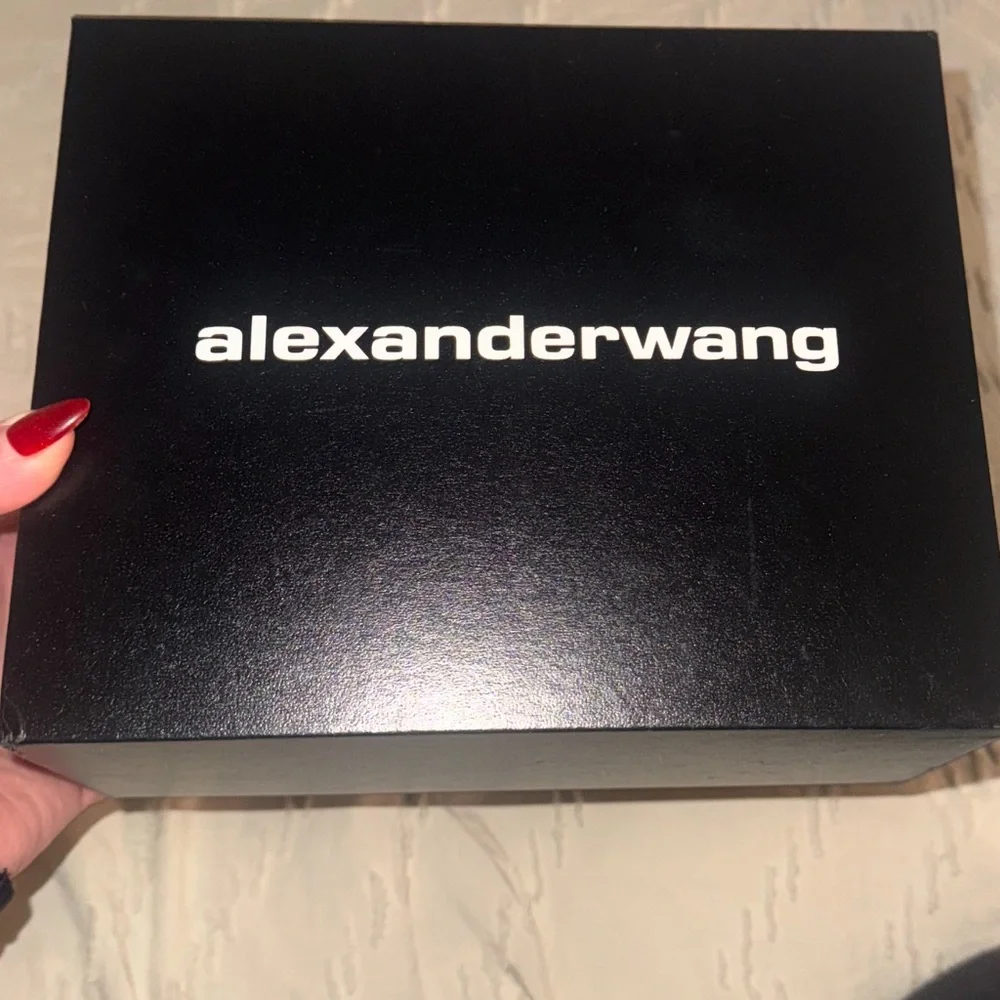 Alexander Wang Black Shoulder Bag with Silver Accents - Picture 8 of 8